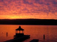 Sunset over Keuka